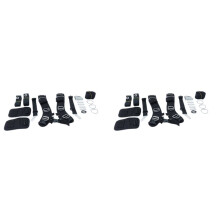2X Scuba Diving Harness System Back Plate Diving Bracket for Snorkeling Adjustable Shoulder Straps Quick Release Buckles