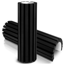 2 Stuks Garagewandbeschermers, Zwarte Schuimrubberen Garagebumpers voor Het Parkeren van Auto'S, Hoekbeschermers en Paalbeschermers