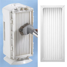 2-Pack Ersatz HEPA Filter, Kompatibel mit Beach TrueAir Compact Pet 04383, 04384, 04385, 04386, 990051000