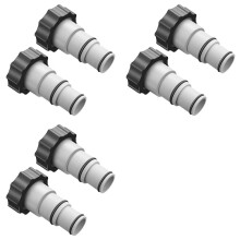6PCS Replacement Hose Adapter for Above Ground Swimming Pool, 1.5 to 1.25 Inch Hose Adapter for Threaded Pumps