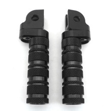 Motorcycle Rearset Front Foot Peg Footrests for MT-03 MT-07 MT-09 MT-25 YZF-R3 YZF-R25 FZ1 FZ6 FZ8 XJ6(Black)