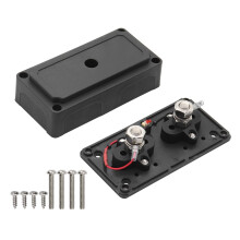 300A ANL Fuse Box Fuse Block Power Distribution Busbar Box with M10(3/8 inch) Terminal Studs for Car Boat Yacht