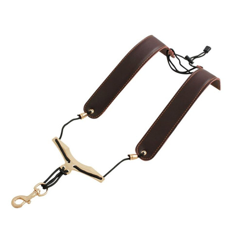 Saxophone Straps PU Leather Foldable Shoulder Strap Wind Instrument Accessories Saxophone Shoulder Strap 1