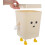 Large Plastic Garbage Can with Thickened Solid Design and Non-Slip Base, Household Trash Bin Suitable 3