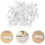 100pcs Nylon Zipper Head Pulls Metal Slider Replacement Detachable Repair Tabs 8