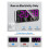 Relógio de Parede Digital  de 8,4 Polegadas, Despertador LED com Dígitos Grandes, Data, Temperatura, DST, para Sala, Quarto, Presente, Roxo 4