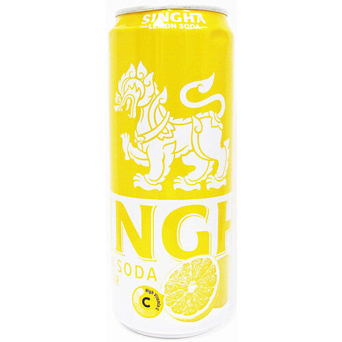 Singha Original Lemon Soda Zero Sugar 300ml (Pack of 24) 1