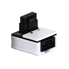 ATX3.0 90 Degree Power Connector DIY 12VHRWR 12+4 Pin Computer Card GPU Adapter STD for RTX 4090 4080 White