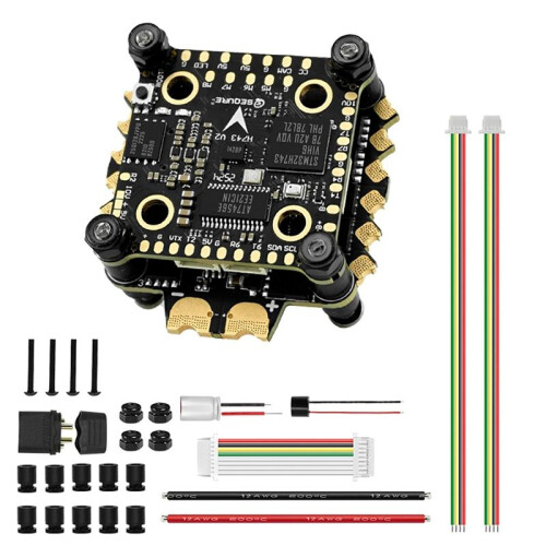 Flight Controller Stack FPV FC Stack 30x30 with 4-in-1 70A ESC AM32 for FPV Drone Racing Freestyle Quadcopter