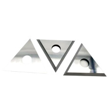 3Pcs 1inch Triangle Paint Scraper Paint Scraper Carbide Blades Double-Edged Reversible Replacement Blade