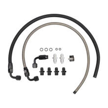 25Inch 6AN Power Steering Pump Hose Kit for Chevy C10 LS Swap Connects for Type 2 Pressure