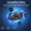 Motorcycle Helmet Headset R6S  Intercom 1200M 6 Rider Intercom WaterProof Earphone 5