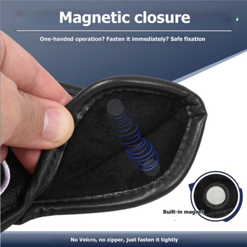 10er-Pack -Eisenabdeckungen Set Magnetische -Eisenabdeckungen, Doppelseitige Nummern Schlägerkopfabdeckung 2