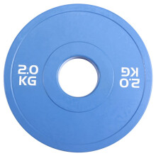Gym Micro-Type Plates Hantle Talerze Gumowe Ułamkowe Talerze Dodatek Otwór 50,4 mm 2,0 Kg