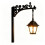 Vintage Library Lantern Bookshelf Light,  Hanging Lamp Warm LED Decor 1