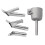 4pcs/Set 8mm Round & Triangular Speed Welding Nozzle Tacking Nozzle for Hot Air  Torch Welding Plastic Rods 5
