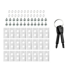 24PCS Replacement Blades for Luba & Yuka All Series Replacement Robotic Lawnmower Blades with Screwdrivers A