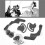Motorcycle Windscreen Stabilizer Kit Windscreen Windshield Lifting Bracket for  R1200GS R1250GS ADV 3