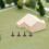 50Pcs Light Brown Plastic Model Tree Feet for Miniature Diorama Trees Landscape 6