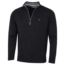 (XXXXL, Black Sport) Calvin Klein Mens 2026 Knit Cotton 1/2 Zip Golf CK Top Sweater