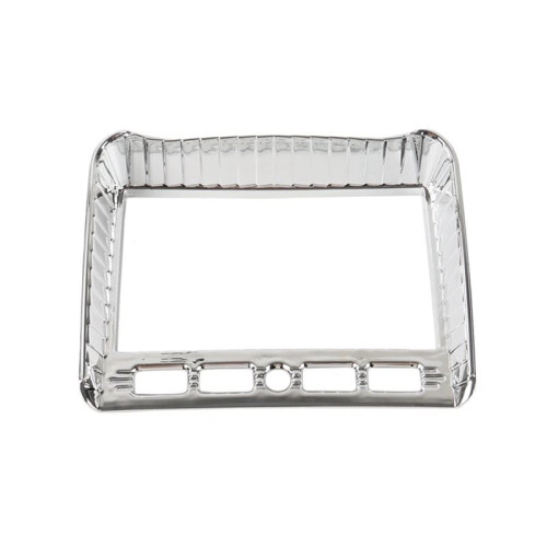 Motorcycle Touchscreen Frame Cover Stereo Accent - Premium for Indian Chieftain 2017-2024 Silver