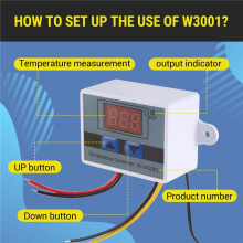 12V Digital LED Temperature Controller Thermostat Control