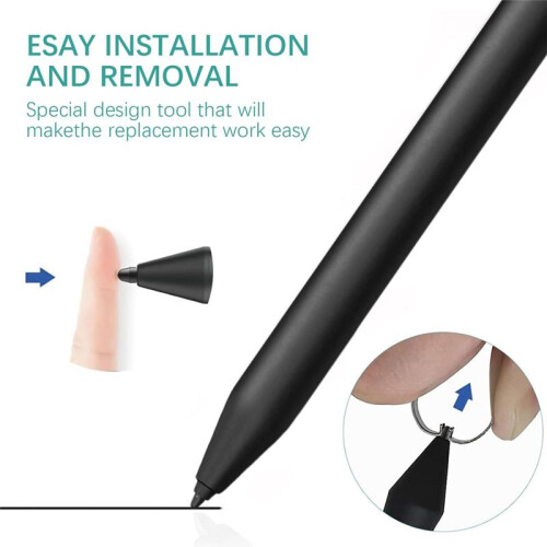 20 Pcs Pen Tips for  2 Pen, Soft Pen Tips Replacement for  2 Stylus   Pen Nibs with Tool 1
