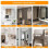 Frameless Mirror Mounting Hardware Kit Mirror Holder Clips Round Shape Dual-Screw Fixing Mirror Glass Hanging Bracket 7