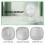 Foam Mannequin Wig  Display Hat Cap Wig Holder White Foam 3