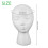 Foam Mannequin Wig  Display Hat Cap Wig Holder White Foam 8
