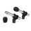 Shockproof Clip Mic Clips Adjustable Mic Holders with Adapters ,Wireless Mic Clamp Mic Stands for C02 5