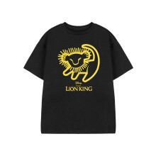 (13-14 Years) Disney The Lion King Short Sleeved T-Shirt (Unisex Kids Black)