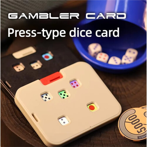 Mechanical Card Dice Fidget Spinner Party Wine Table Roulette Game Haptic Slider Choice Difficult Decision Black