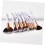 30pcs Professional Nylon Makeup Brush Set Marble Look Makeup Brush 6