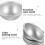 4pcs Hemisphere Cake Making Mold Kitchen Cake Mold 8.5inch Aluminium Alloy Strong Stable Structure 3