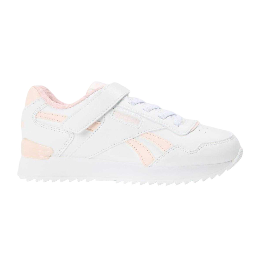 Reebok (12 Uk Child, White/Pink) Childrens/Kids Royal Glide Trainers