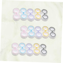 30pcs Portable Leak Lens Box Dual Storage Case for Lenses for Travel and Everyday Use Keeps Lenses Organized and Safe
