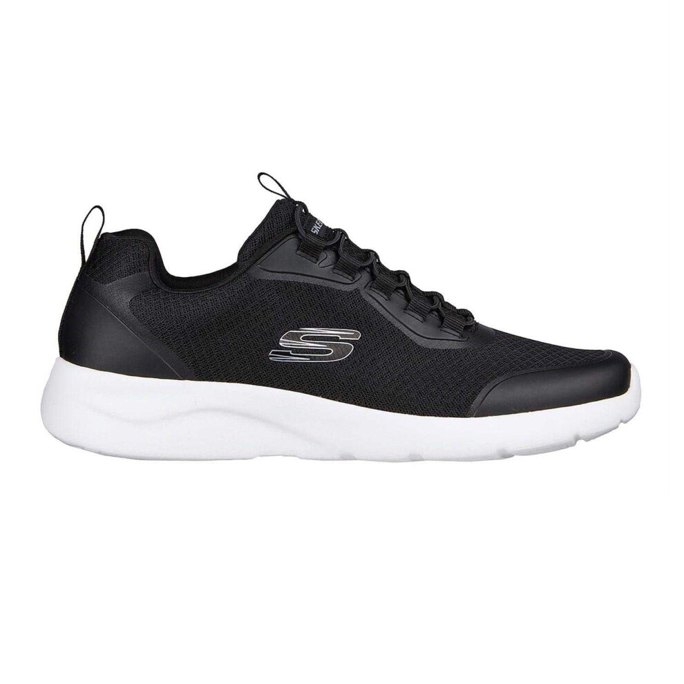 Skechers (7 Uk, Black/White) Mens Dynamight 2.0 Setner Trainers