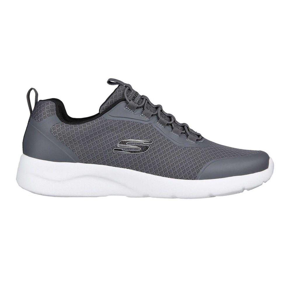 Skechers (11 Uk, Charcoal) Mens Dynamight 2.0 Setner Trainers