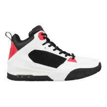 (13 UK, White/Black/Red) Everlast Mens Layup Trainers