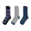 Ted Baker Ted Baker Mens Stripe Crew Socks (Pack of 3) 1