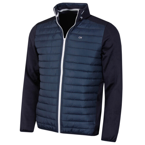 Calvin Klein (M, Navy/Navy) Calvin Klein Mens 2026 CK Hybrid Insulate Lightweight Golf Jacket