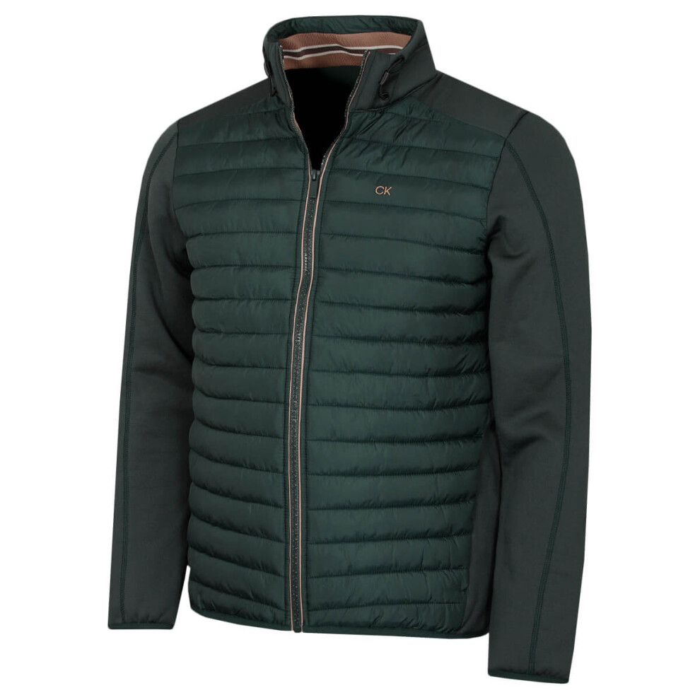 Calvin Klein (Xl, Evergreen) Mens 2026 Ck Hybrid Insulate Lightweight Golf Jacket