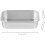4pcs Square Cake and Bread Baking Tray Set Silver Loaf Pan Household Kitchen Bakeware Oven-Ready Toast 2