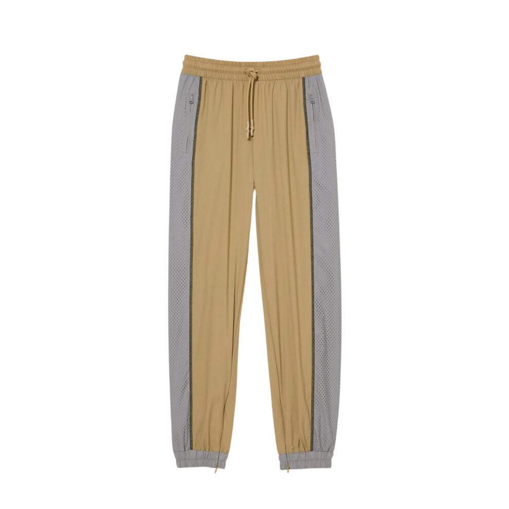 Lacoste (14 Uk R, Cement) Womens/Ladies Colour Block Joggers