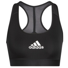 (L A-C, Black) Adidas Womens/Ladies Scoop Neck Snug Fit Sports Bra
