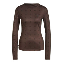 Adidas Womens/Ladies Trefoil All-Over Print Base Layer Top