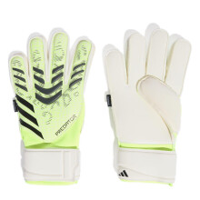 (9, Lemon/Black) Adidas Unisex Adult Predator Match Fingersave Goalkeeper Gloves