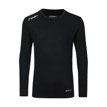 (7-8 Years, Black) Sondico Childrens/Kids Core Breathable Long-Sleeved Base Layer Top