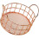 4pcs Small Baskets Metal Storage Basket Home and Kitchen Multifunctional Storage Box 2